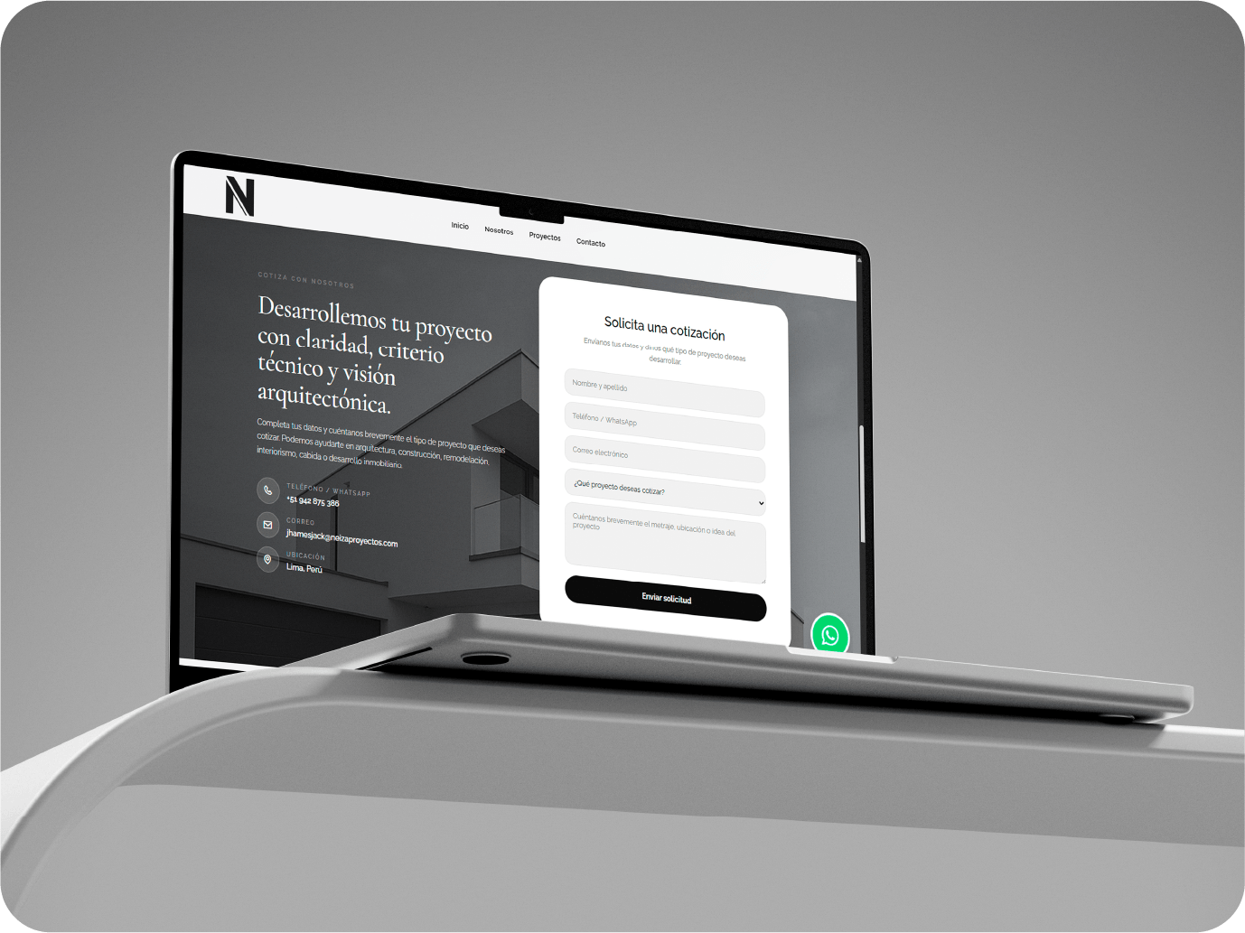 Plataforma Digital Neiza Proyectos