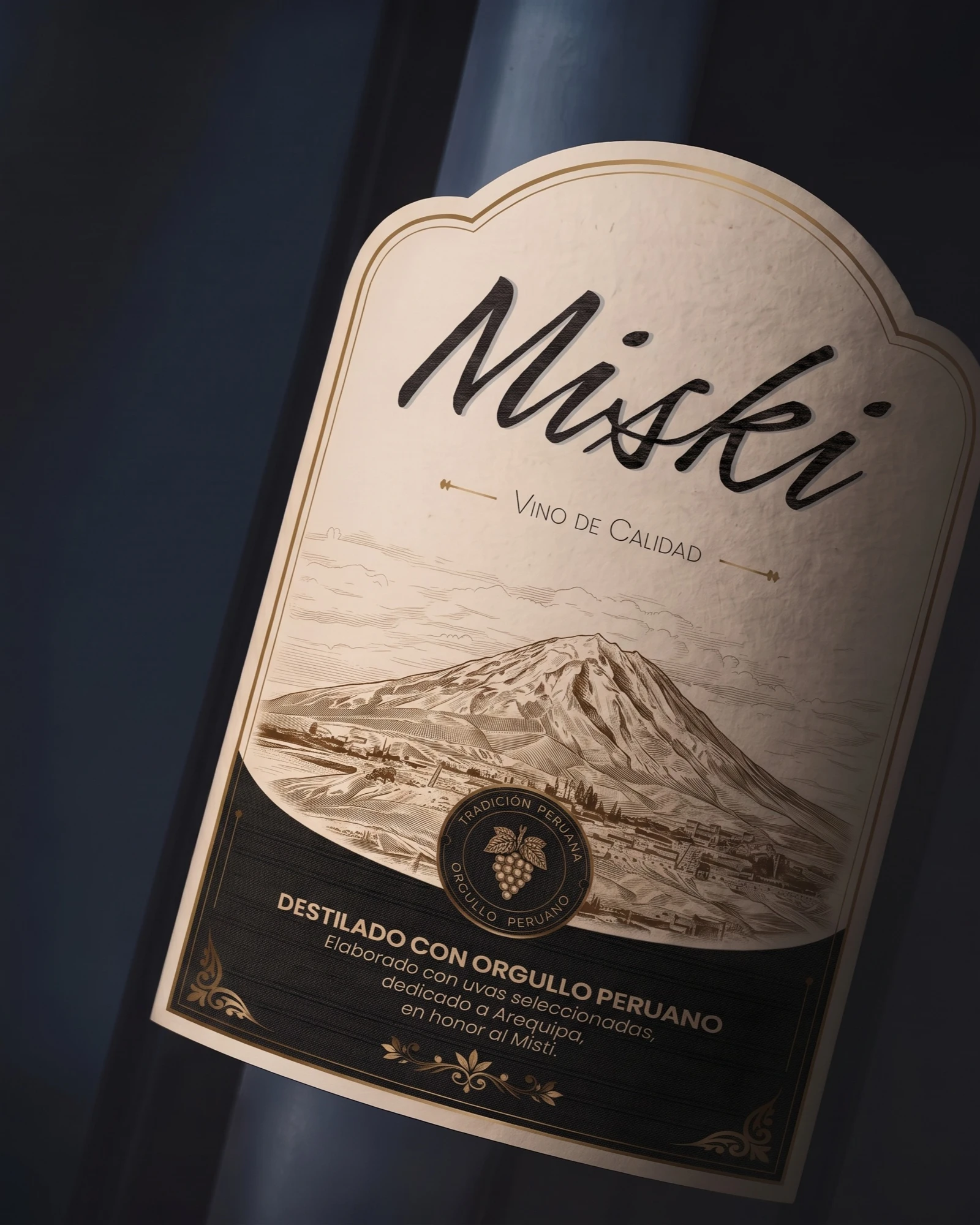 MISKÍ: Detalle de la etiqueta