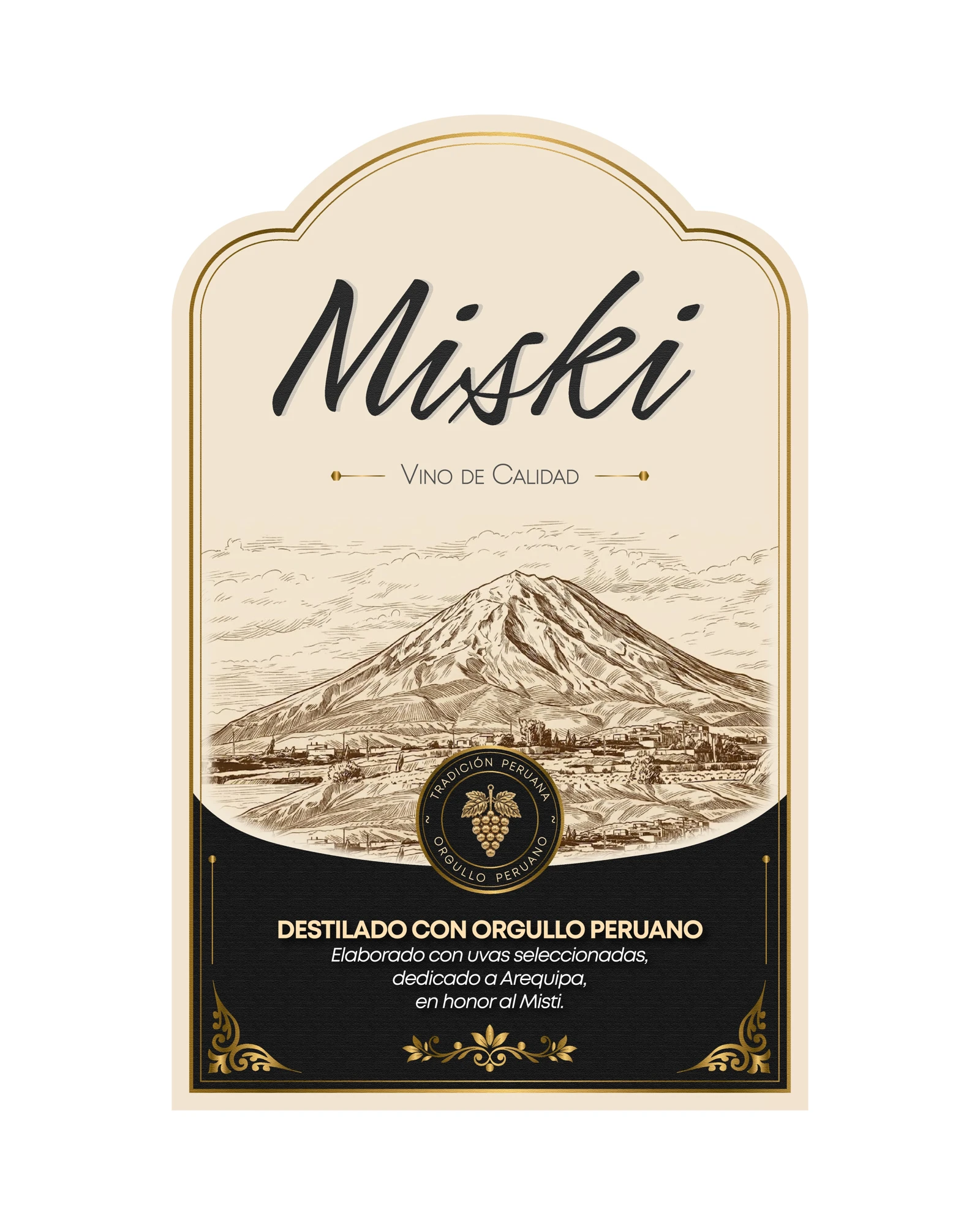 MISKÍ: Diseño de etiqueta