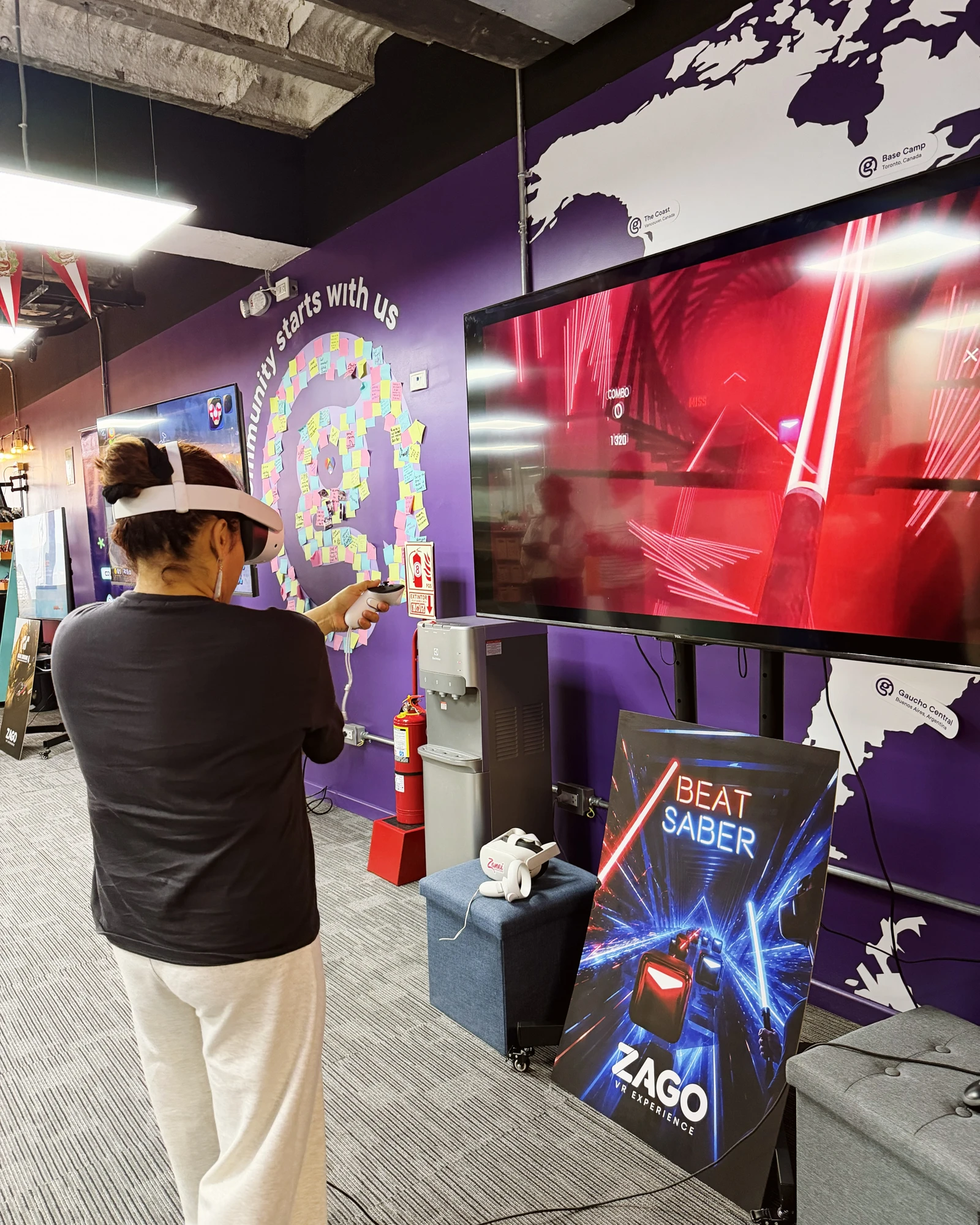 Zago VR: Gráfica de la experiencia